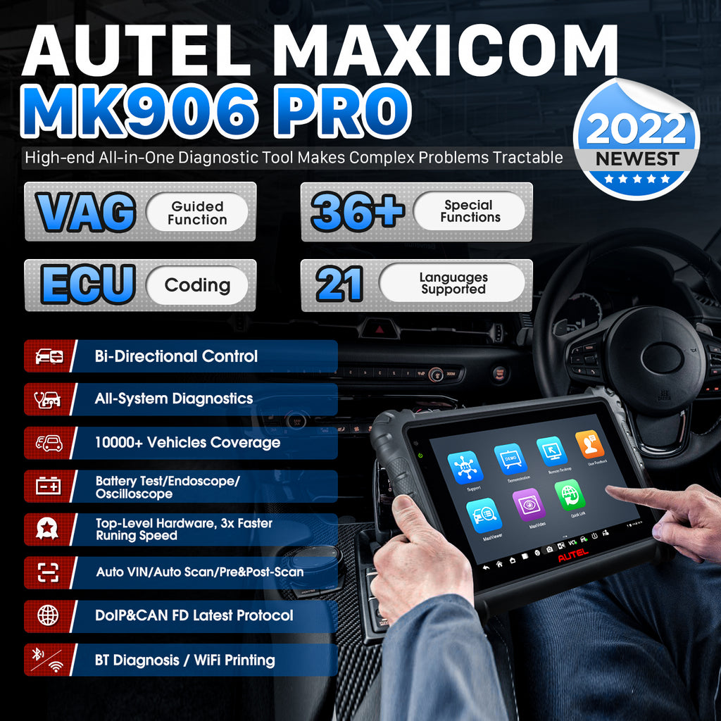 Autel Maxicom MK906pro OBD2 Diagnostic Scanner