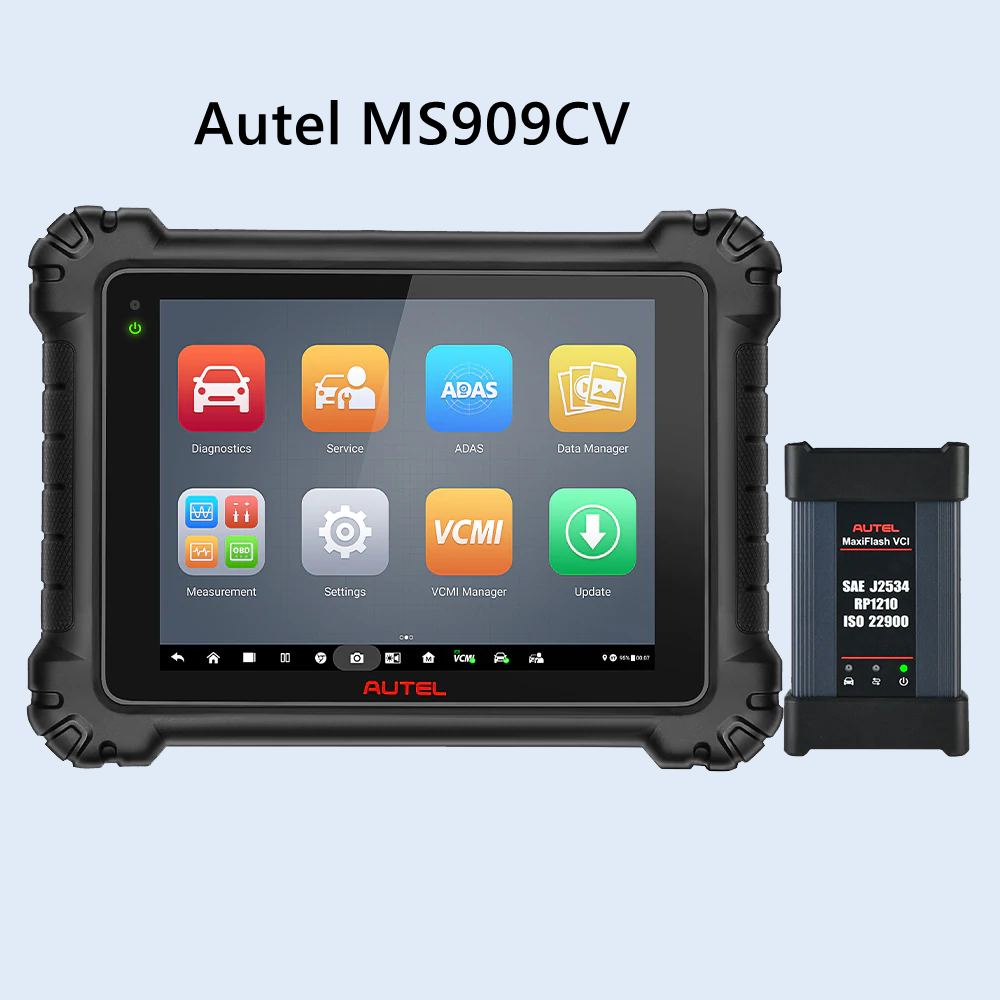 Autel MaxiSYS MS909CV Heavy Duty Truck Scanner --- Expensive But Worth It