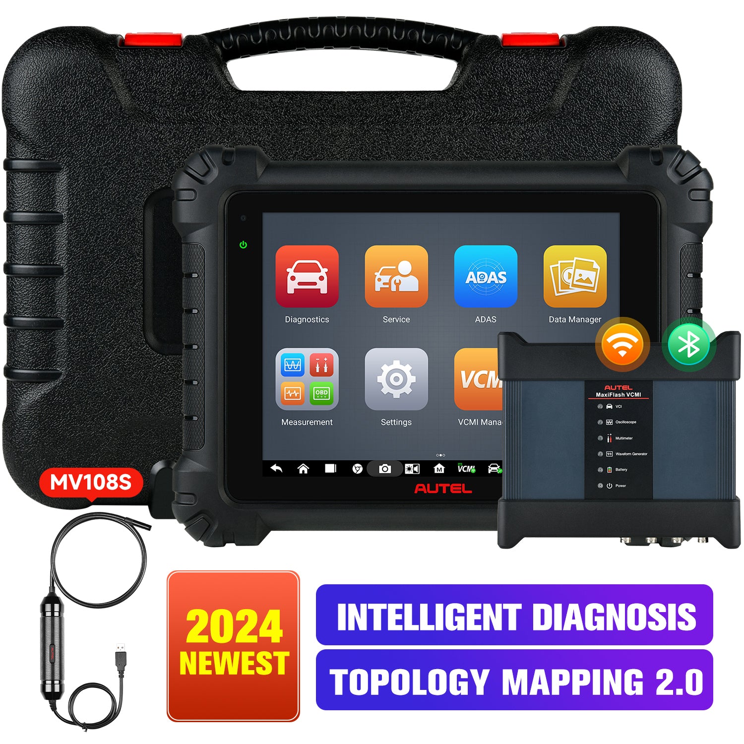 Autel MaxiSys MS919 Diagnostic Scanner: 2023 Updated from MaxiSys Elite/  MS908S Pro/MS909, Same as MS Ultra with ECU Programming, Coding, 5-in-1  VCMI