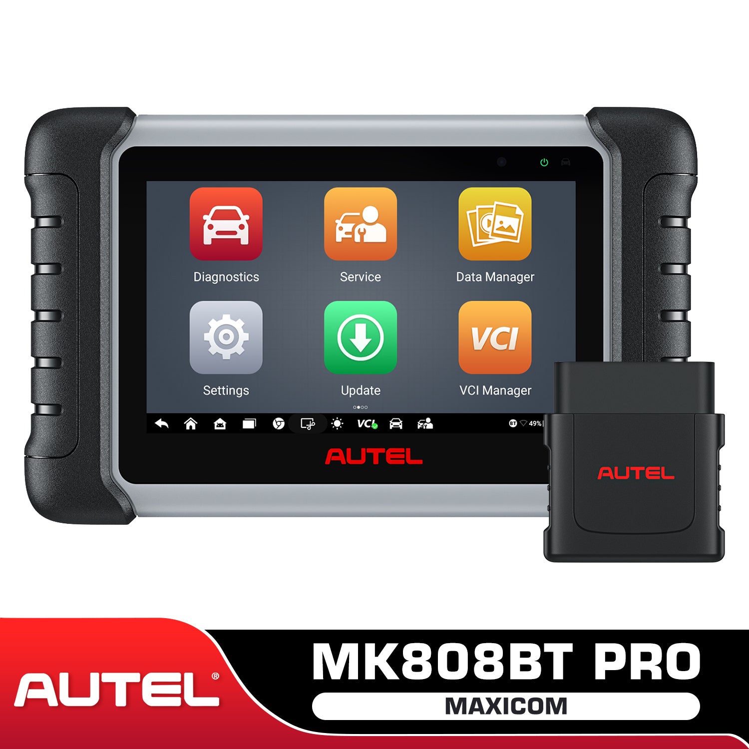Autel MaxiCom MK808BT PRO Bluetooth Auto Car Full System Diagnostic OBD2  Scanner