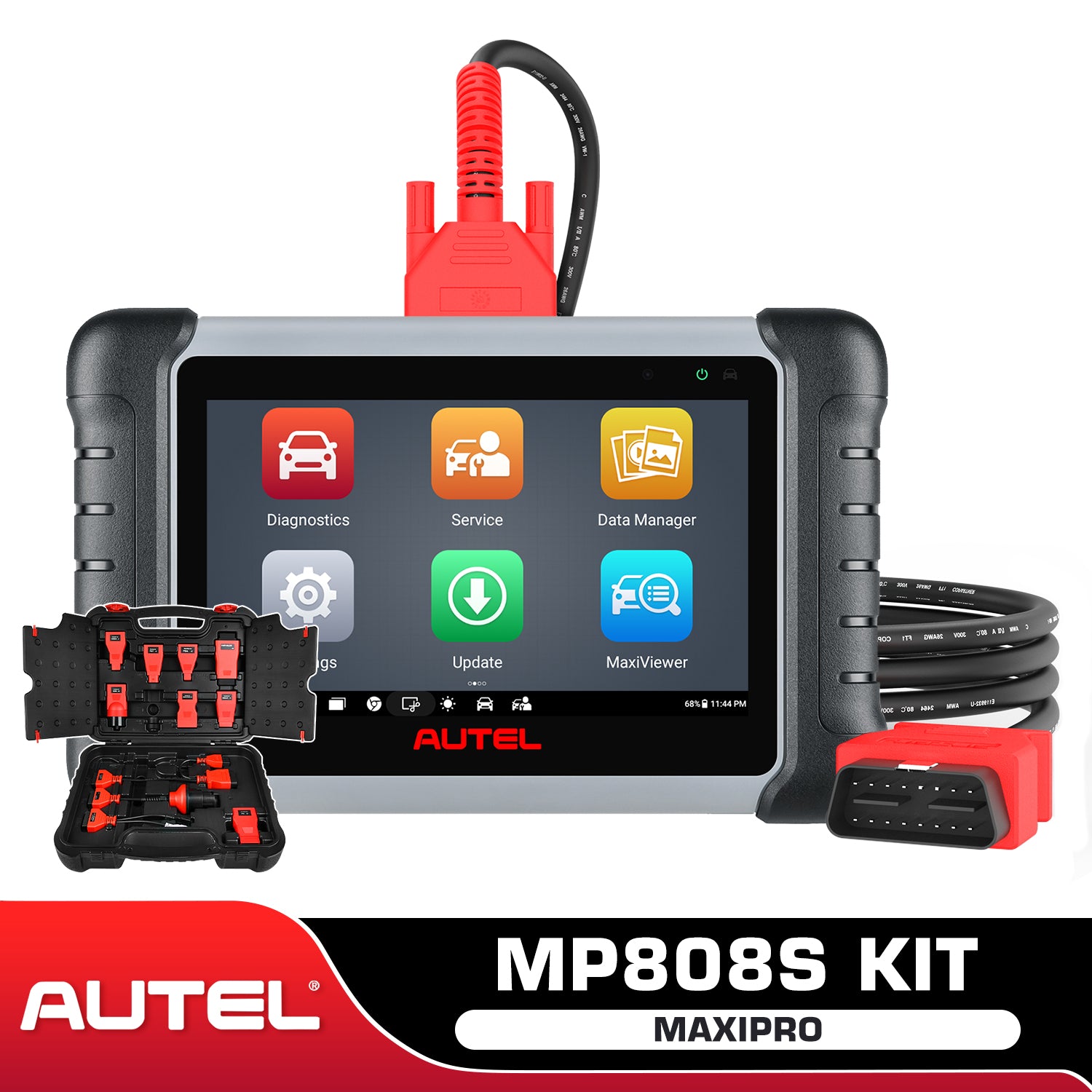 Autel MaxiDAS DS808S-BT OBD2 Diagnostic Scanner with Android 11, Advanced  ECU Coding, Bi-Directional Control, Support Multi-Language, 36+ Services