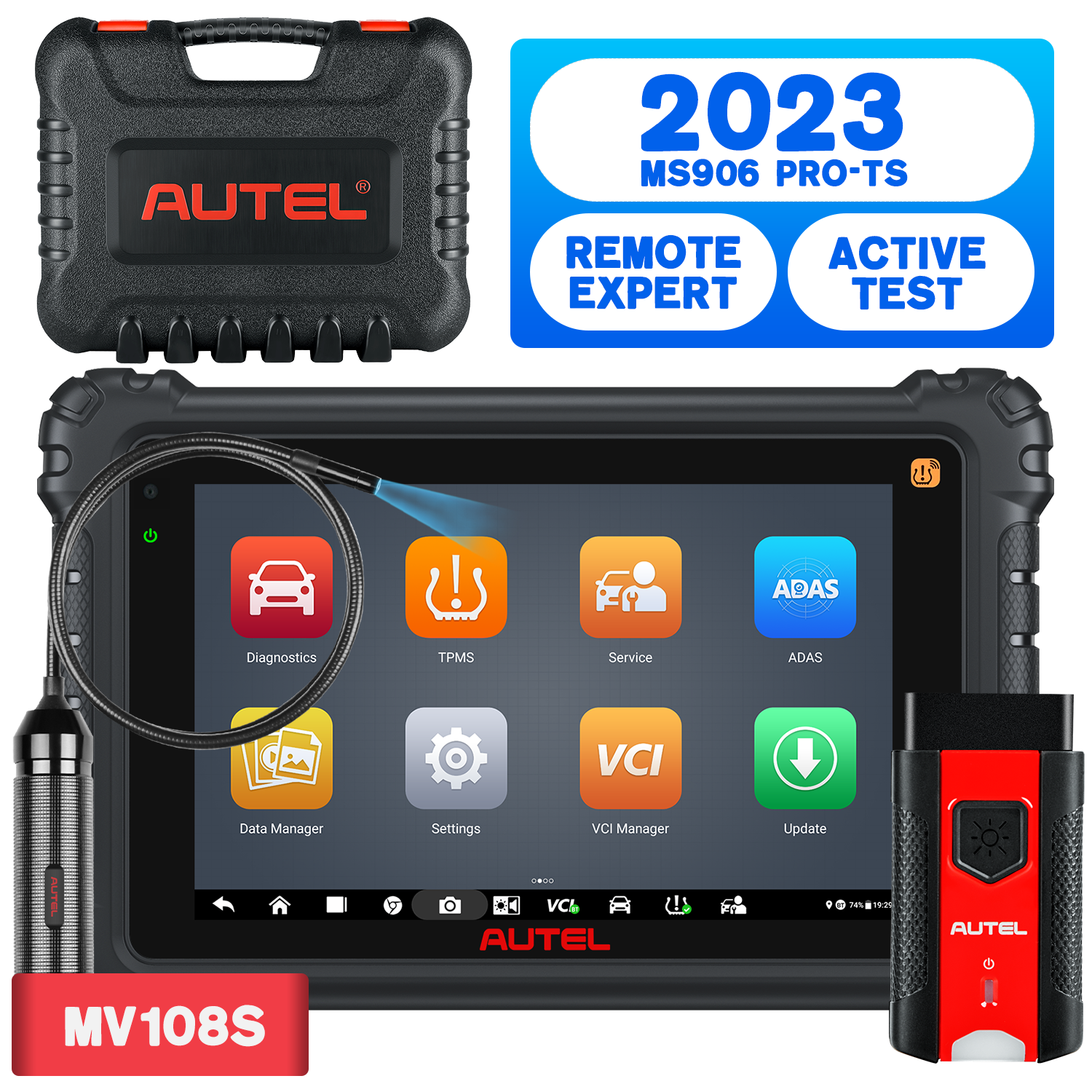 Autel MaxiSYS MS906 Pro-TS Diagnostic Scanner Complete TPMS Function –  DiagMart