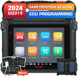 Autel MaxiSys MS919 Top Car Diagnostic Scanner, 2024 Top Diagnostic Scan Tool, ECU Programming & Coding, 5-in-1 VCMI, 36+ Service Functions, Same As Autel MS Ultra (Upgraded of MS909/ Elite II)