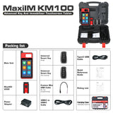 autel maxiim km100 key programming tool package list